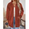 image:imageZeagoo Womens Zip Up Hoodies Long Tunic Sweatshirts Oversized Fleece Casual Long Sleeve 2024 Fall Hoodie Jacket CoatCaramel