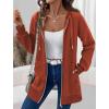 image:imageZeagoo Womens Zip Up Hoodies Long Tunic Sweatshirts Oversized Fleece Casual Long Sleeve 2024 Fall Hoodie Jacket CoatCaramel