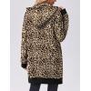 image:imageZeagoo Womens Zip Up Hoodies Long Tunic Sweatshirts Oversized Fleece Casual Long Sleeve 2024 Fall Hoodie Jacket CoatLeopard Print