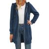 image:imageZeagoo Womens Zip Up Hoodies Long Tunic Sweatshirts Oversized Fleece Casual Long Sleeve 2024 Fall Hoodie Jacket CoatRoyal Blue