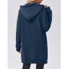 image:imageZeagoo Womens Zip Up Hoodies Long Tunic Sweatshirts Oversized Fleece Casual Long Sleeve 2024 Fall Hoodie Jacket CoatRoyal Blue