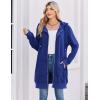 image:imageZeagoo Womens Zip Up Hoodies Long Tunic Sweatshirts Oversized Fleece Casual Long Sleeve 2024 Fall Hoodie Jacket CoatViolet