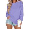 image:imageZeagoo Christmas Long Sleeve Shirts for Women Winter 2025 Ladies Tops and Blouses Casual Fashion ClothingPurple