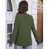 image:imageZeagoo Fall Sweaters for Women 2025 Casual Crewneck Knit Long Sleeve Loose Pullover Sweater Outfits TopsArmy Green