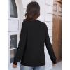 image:imageZeagoo Fall Sweaters for Women 2025 Casual Crewneck Knit Long Sleeve Loose Pullover Sweater Outfits TopsBlack