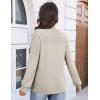 image:imageZeagoo Fall Sweaters for Women 2025 Casual Crewneck Knit Long Sleeve Loose Pullover Sweater Outfits TopsKhaki