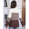 image:imageZeagoo Fall Sweaters for Women 2025 Casual Crewneck Knit Long Sleeve Loose Pullover Sweater Outfits TopsMulticolored