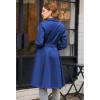 image:imageZeagoo Womens Trench Coats DoubleBreasted Long Coat with BeltBlue