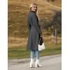image:imageZeagoo Womens Trench Coats DoubleBreasted Long Coat with BeltDark Gray