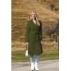 image:imageZeagoo Womens Trench Coats DoubleBreasted Long Coat with BeltDark Green