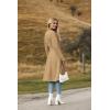image:imageZeagoo Womens Trench Coats DoubleBreasted Long Coat with BeltKhaki Light
