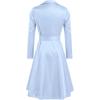image:imageZeagoo Womens Trench Coats DoubleBreasted Long Coat with BeltLight Blue