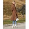 image:imageZeagoo Womens Trench Coats DoubleBreasted Long Coat with BeltLight Brown
