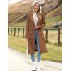image:imageZeagoo Womens Trench Coats DoubleBreasted Long Coat with BeltLight Brown