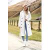 image:imageZeagoo Womens Trench Coats DoubleBreasted Long Coat with BeltWhite