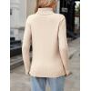 image:imageZeagoo Womens Turtleneck Sweater Fall Winter 2026 Long Sleeve Chunky Knitted Trendy Pullover TopsBeige