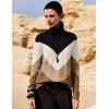image:imageZeagoo Womens Turtleneck Sweater Fall Winter 2026 Long Sleeve Chunky Knitted Trendy Pullover TopsVbrown