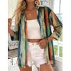 image:imageZeagoo Button Down Shirts for Women 34 Sleeve Tops V Neck Collared Blouses Business Casual Outfits S2XLCx289