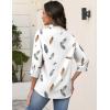 image:imageZeagoo Button Down Shirts for Women 34 Sleeve Tops V Neck Collared Blouses Business Casual Outfits S2XLDw170