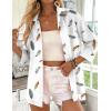 image:imageZeagoo Button Down Shirts for Women 34 Sleeve Tops V Neck Collared Blouses Business Casual Outfits S2XLDw170