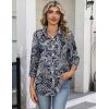 image:imageZeagoo Button Down Shirts for Women 34 Sleeve Tops V Neck Collared Blouses Business Casual Outfits S2XLMz473
