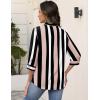 image:imageZeagoo Button Down Shirts for Women 34 Sleeve Tops V Neck Collared Blouses Business Casual Outfits S2XLTz291