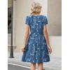 image:imageZeagoo Women Summer Dress 2026 Short Sleeve Aline Mini Dresses with Pockets Casual Swing Tshirt Dress Vocation Beach SundressSf334