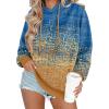 image:imageZeagoo Womens Oversized Hoodies 2025 Fleece Sweatshirts Long Sleeve Pullover with Pocket Fall Winter Outfits ClothesGold Foil Gradient