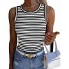 A - Stripe Black White