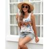 image:imageZeagoo Tank Top for Women Summer Loose Fit Casual Flowy Sleeveless Tops Trendy Scoop Neck Basic Shirts Tee 2026Cx286colorful Print
