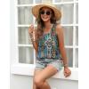 image:imageZeagoo Tank Top for Women Summer Loose Fit Casual Flowy Sleeveless Tops Trendy Scoop Neck Basic Shirts Tee 2026Mz779blue Bohemian
