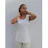 image:imageZeagoo Tank Top for Women Summer Loose Fit Casual Flowy Sleeveless Tops Trendy Scoop Neck Basic Shirts Tee 2026White
