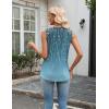 image:imageZeagoo Tank Top for Women V Neck Loose Fit Sleeveless Summer Tops Business Casual Outfits Dressy Blouses ShirtsLeafxh363