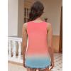 image:imageZeagoo Womens Tank Tops Flowy Loose Fit Scoop Neck Casual Summer Tops Curvy HemRainbowjb218