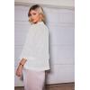 image:imageZeagoo Kimono Cardigans for Women 34 Sleeves Open Front Lightweight Shrug Lace Bolero for Evening DressesWhite