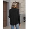 image:imageZeagoo Lightweight Cardigan for Women 2026 Long Sleeve Open Front Casual Cardigans with PocketsBlack