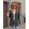 image:imageZeagoo Lightweight Cardigan for Women 2026 Long Sleeve Open Front Casual Cardigans with PocketsGrey