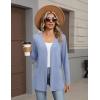 image:imageZeagoo Lightweight Cardigan for Women 2026 Long Sleeve Open Front Casual Cardigans with PocketsLight Blue