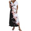 image:imageZeagoo Summer Dresses for Women 2026 Maxi Dresses Vacation Sundress Short Sleeve Casual Sundresses Split Dress with PocketsFloralbf348