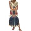 image:imageZeagoo Summer Dresses for Women 2026 Maxi Dresses Vacation Sundress Short Sleeve Casual Sundresses Split Dress with PocketsFloraldw179