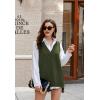 image:imageZeagoo Sweater Vest Women Sleeveless V Neck Oversized Pullover Knitted Tops 2026 Fall OutfitsArmy Green