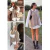 image:imageZeagoo Sweater Vest Women Sleeveless V Neck Oversized Pullover Knitted Tops 2026 Fall OutfitsCamel
