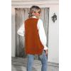 image:imageZeagoo Sweater Vest Women Sleeveless V Neck Oversized Pullover Knitted Tops 2026 Fall OutfitsCaramel