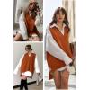 image:imageZeagoo Sweater Vest Women Sleeveless V Neck Oversized Pullover Knitted Tops 2026 Fall OutfitsCaramel