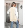image:imageZeagoo Sweater Vest Women Sleeveless V Neck Oversized Pullover Knitted Tops 2026 Fall OutfitsCream