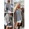 image:imageZeagoo Sweater Vest Women Sleeveless V Neck Oversized Pullover Knitted Tops 2026 Fall OutfitsGrey