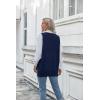 image:imageZeagoo Sweater Vest Women Sleeveless V Neck Oversized Pullover Knitted Tops 2026 Fall OutfitsNavy Blue
