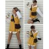 image:imageZeagoo Sweater Vest Women Sleeveless V Neck Oversized Pullover Knitted Tops 2026 Fall OutfitsYellow