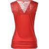 image:imageZeagoo Tank Top for Women Trendy Going Out Tops Sleeveless Shirts Ruched Business Casual Basic Tunic TopsRed