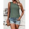 image:imageZeagoo Tank Tops for Women Eyelet Embroidery Crew Neck Casual Summer Sleeveless Shirts